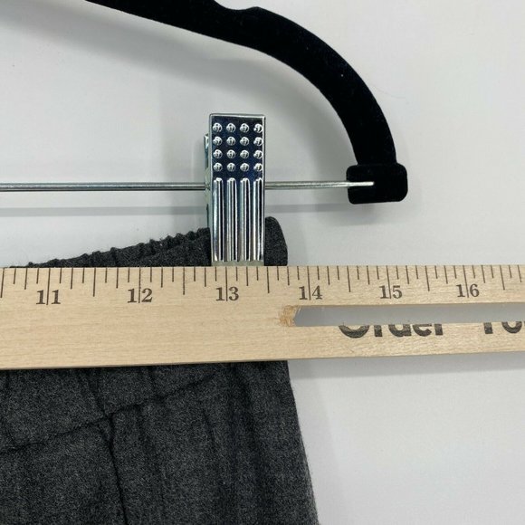 J. Crew Drapey Wool Blend Jogger Pants Women Size 2 Drawstring Stretch Crop Gray - Picture 8 of 10